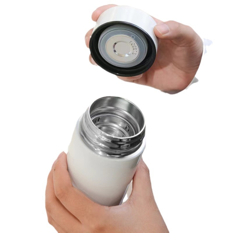 Customized 304 stainless steel tea cups for women's high school students, simple and ins portable water cups for men and students Item Picture
