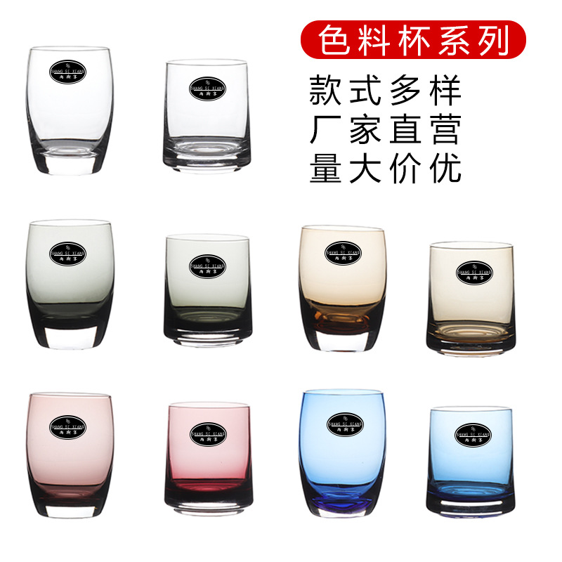 Simple and light luxury glass washbasin cups, couple brushing and washbasin cups, household items, hotel, guesthouse and inn washbasin cups full figure