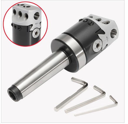 F1 type boring machine for milling machines, drilling machines and machining centers, 2-inch rough boring head R8 shank C20 shank boring tool bar full figure