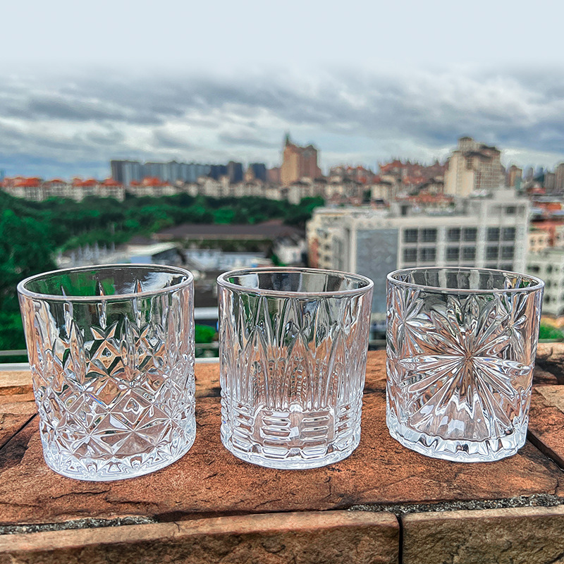 New whisky glasses, Western-style wine glasses, European-style bar wine sets, glass spirits, strong wine sets, whisky glasses details Picture