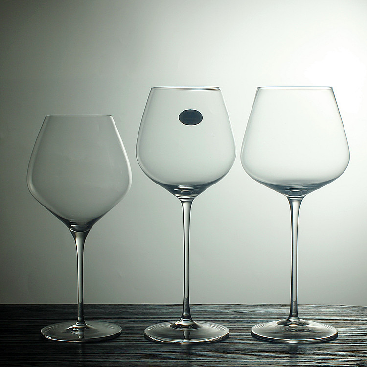 In-stock crystal glass, hand-blown crystal red wine glass set, highball glass, Bordeaux wine glass Specification drawing