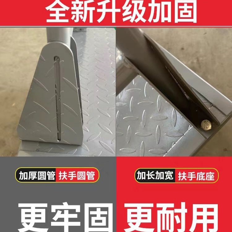 Flatbed carts, hand carts, cargo handling carts, thickened steel plate small carts, cargo handling carts, warehouse and factory trailers, heavy-duty carts Specification drawing