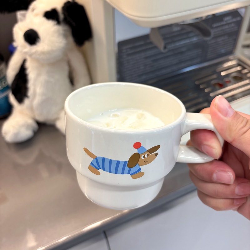 ins cartoon mugs, ceramic cups, coffee milk cups, cute ceramic breakfast, birthday gifts, couple presents Application Scenario