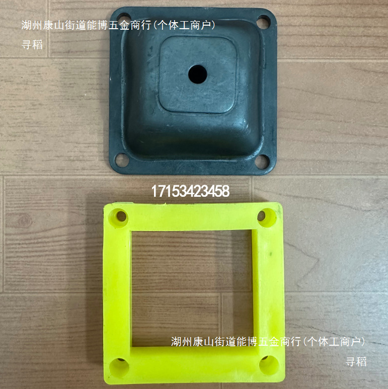 Stacking foot bowls, thickened foot bowls with rubber pads to protect the bottom feet of the ground shelves Specification drawing