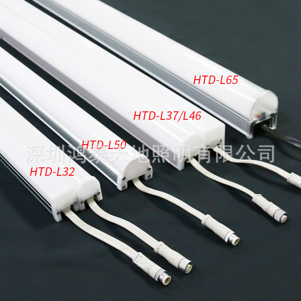 Outdoor seamless connection led strip light 12W single-color seven-color digital tube guardrail tube building lighting outline light details Picture
