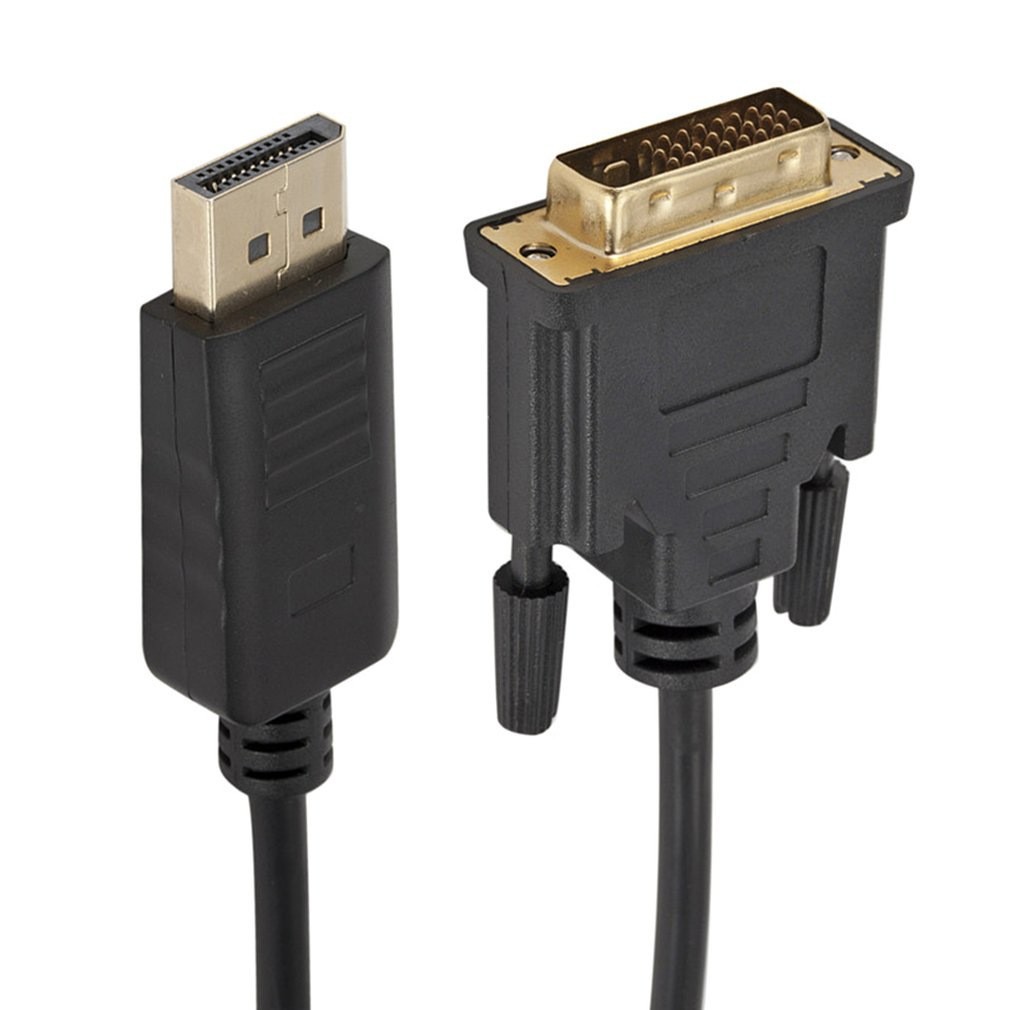 1.8-meter DP to DVI conversion cable with IC smart chip high-definition video display computer high-definition cable Specification drawing