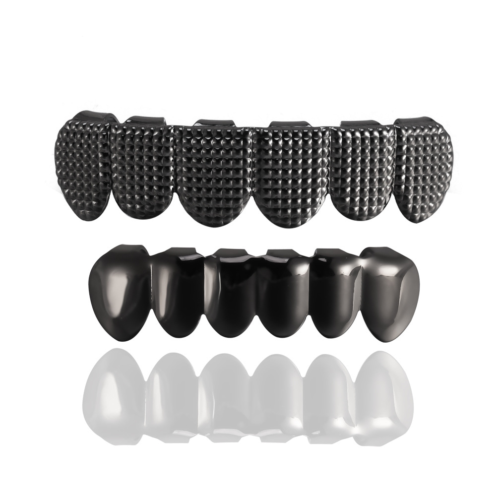 The manufacturer supplies the latest European and American trend square hip-hop teeth, HIPHOP trendy Halloween denture props and accessories Application Scenario