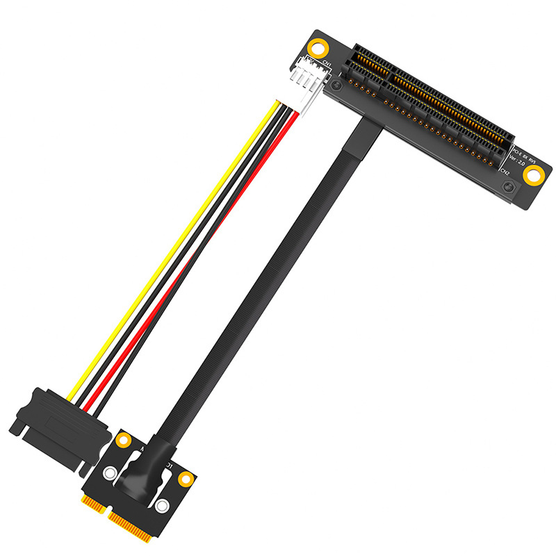 Motherboard Mini pci-e interface to PCI-E extension cable, MINI PCI-E to PCI-E, net line length 20CM Item Picture