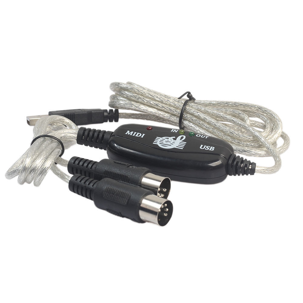 Wholesale MIDI cables, music editing cables, MIDI to USB cables, electronic organ music cables, and MIDI connection cables details Picture