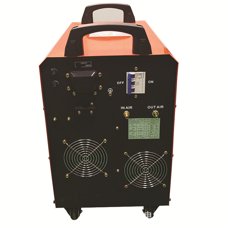 The LGK-100 Marine plasma cutting machine is equipped with an internal air pump and does not require an external air source. It is a 440V plasma cutting machine Specification drawing