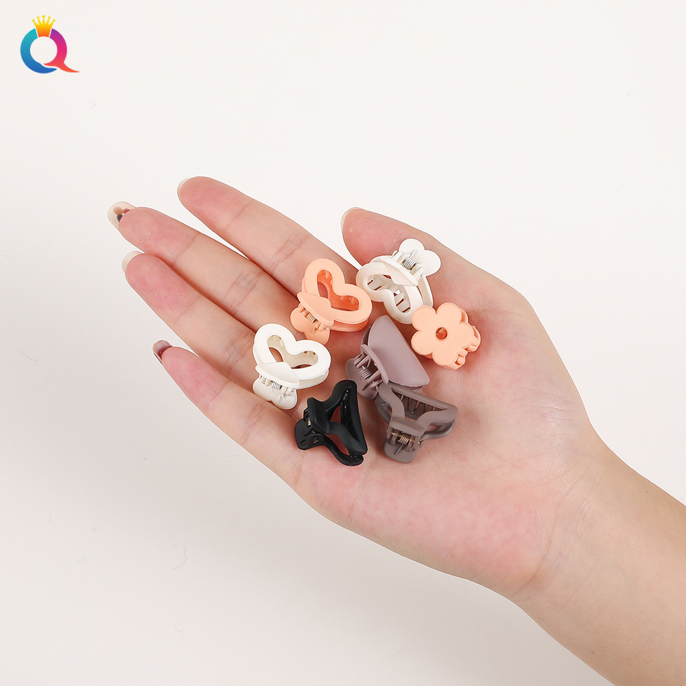 Qiyue Cross-border boxed small hair clips, hair grabbers, bangs clips, hair clips, ins side clips, hair accessories and hair accessories wholesale Specification drawing