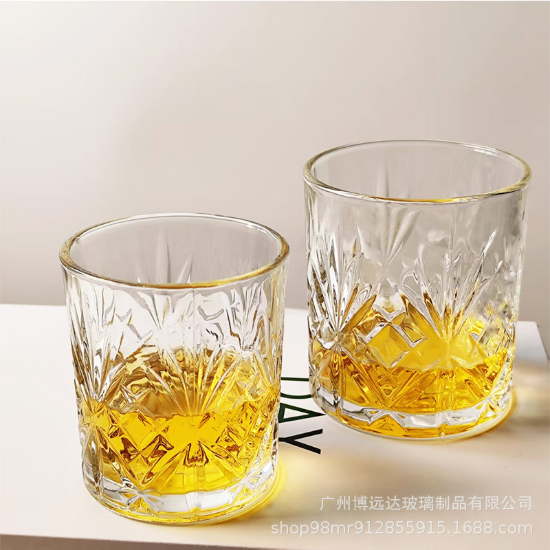 Engraved whisky glass, beer glass, ice hockey glass, spirits glass, highball wine glass, champagne glass, cocktail glass Specification drawing