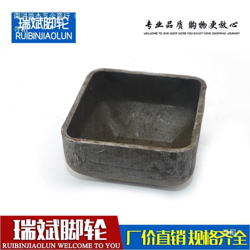 Stacking foot corner bowl cap head, iron box bottom foot shelf, 40 square tube stacking frame, stamping hardware base foot bowl details Picture