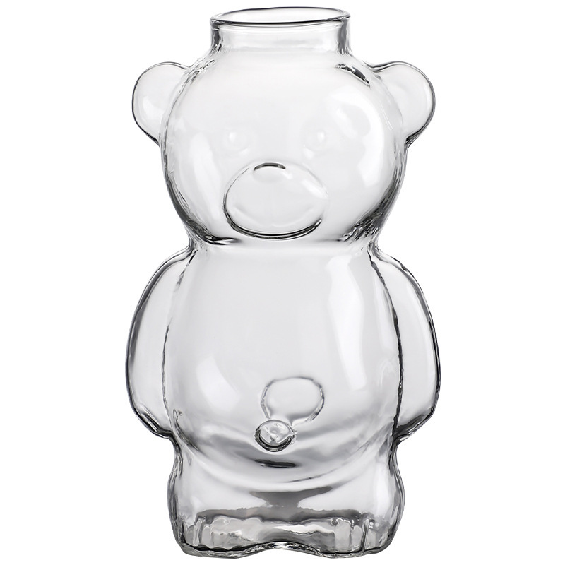 New internet-famous bear cocktail cup, creative molecular food bar wine glass, juice glass, personalized glass cup Item Picture