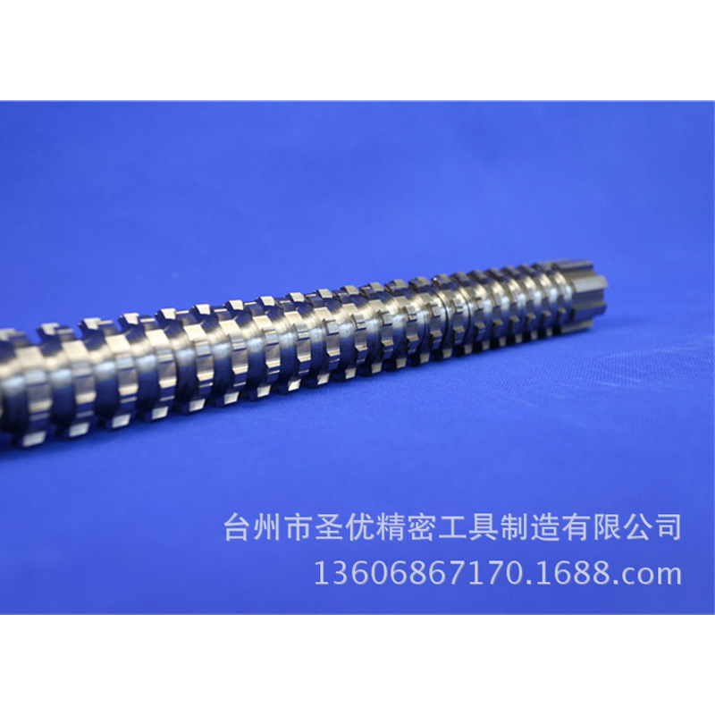 High-speed steel rectangular spline broach 8-key Shengyou Tools 6-key 8-key 10-key 12-key 16-key 24-key broach full figure