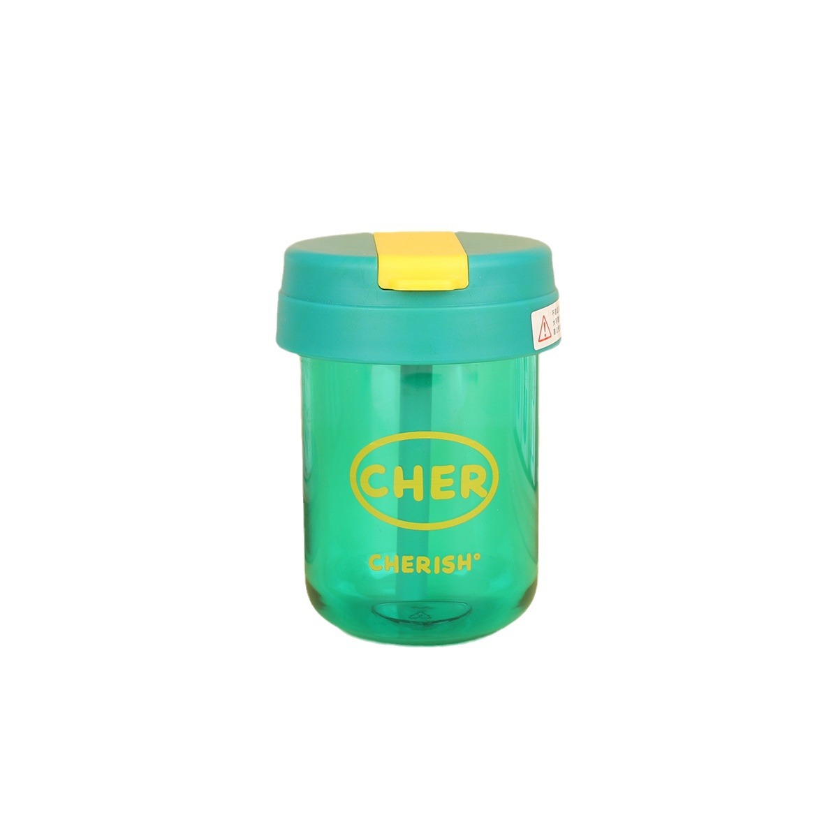Summer new plastic cups with high appearance level, solid-color tonnage cups, creative mini pocket cups, outdoor portable double-drinking cups Item Picture