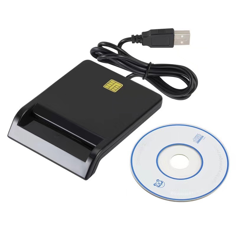 Cross-border exclusive USB2.0 smart card reader, ATM tax filing bank card, ID card, ID IC card reader and writer full figure