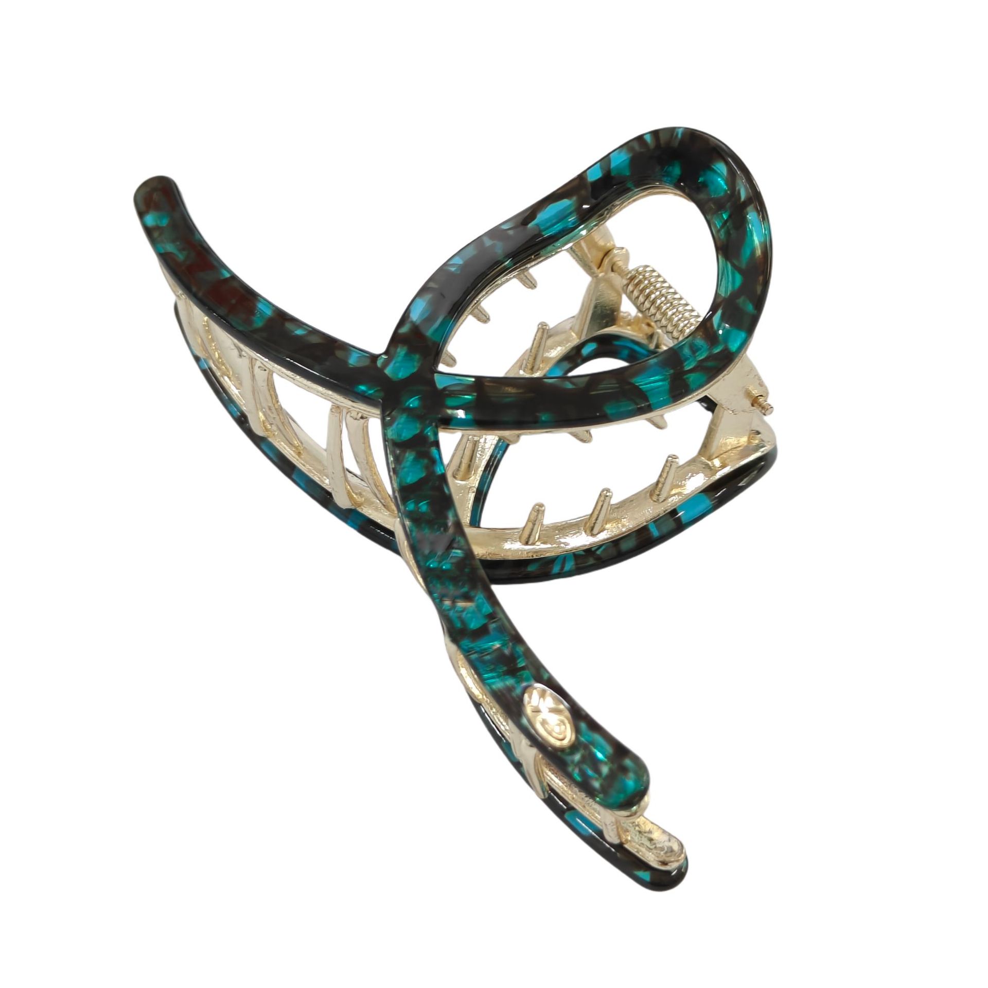Super Power Acetate Mermaid Girl High-end back clip 2025 New Shark Clip Women's Clip Headwear Hair clip Item Picture