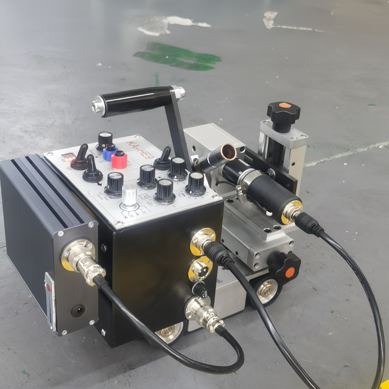 KA-HE9 swing type automatic welding trolley for steel structure box columns, flat welding, corner welding, vertical welding and secondary safety welding trolley details Picture