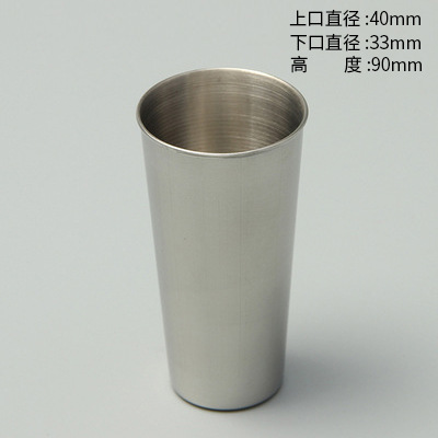 Wholesale of creative stainless steel wine glasses, beer glasses, portable mini cups, stainless steel mouth cups and slender long cups Application Scenario