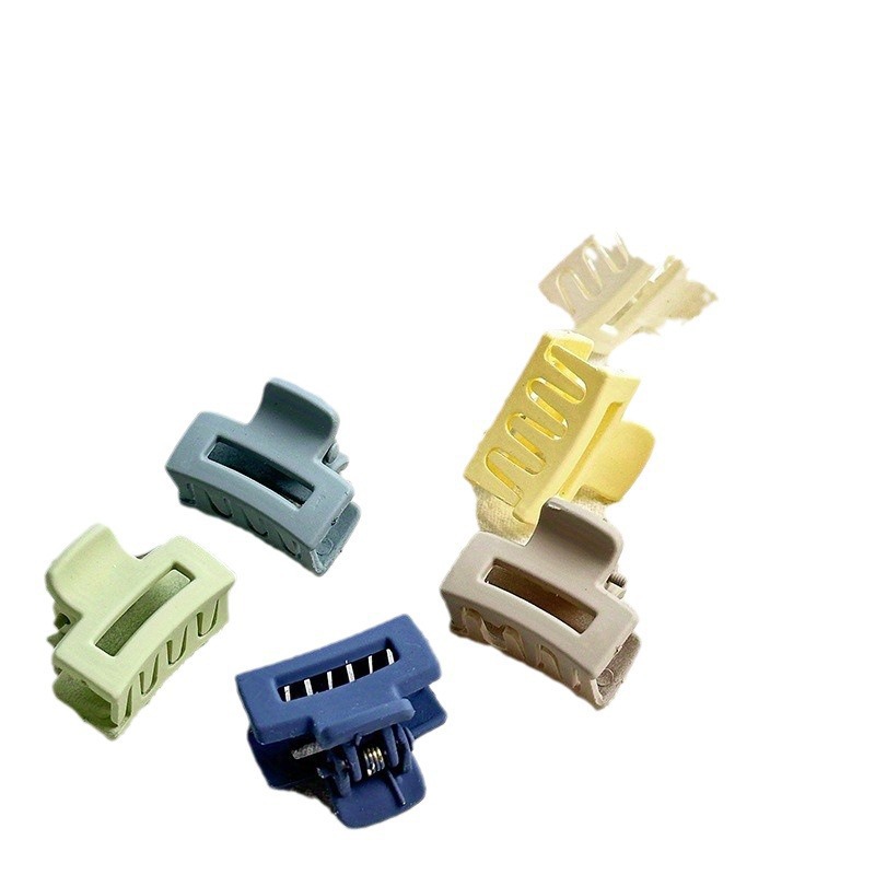 Dopamine braided hair clips, children's square forehead bangs hair clipper, side back of the head mini hair clipper Item Picture