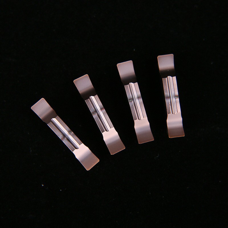 Bevel CNC cutting knife blade, cutting knife grain, grooving lathe knife grain, MGGN300 grooving blade, 8 degrees and 15 degrees Specification drawing