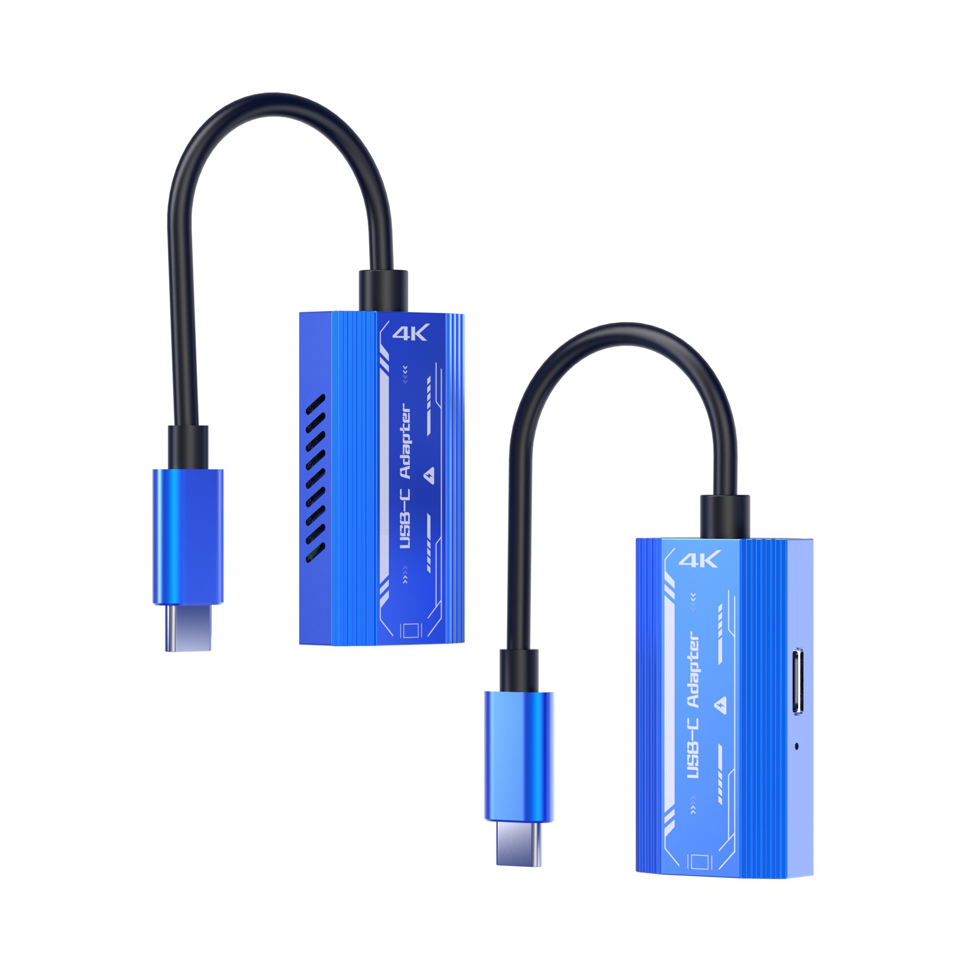 HDMI to type-c adapter cable, TYPE-C docking station extension cable, video cable, type-c male-to-female adapter cable Item Picture