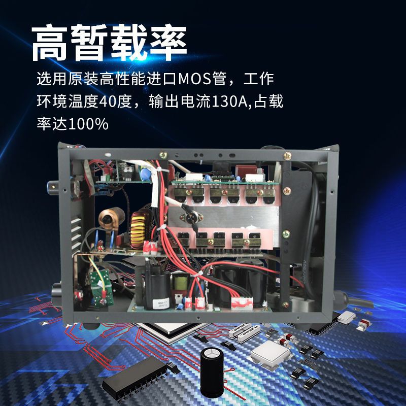 Genuine Welding King WS200/250C argon arc welding machine, dual-purpose 220V household small stainless steel single-pole welder details Picture