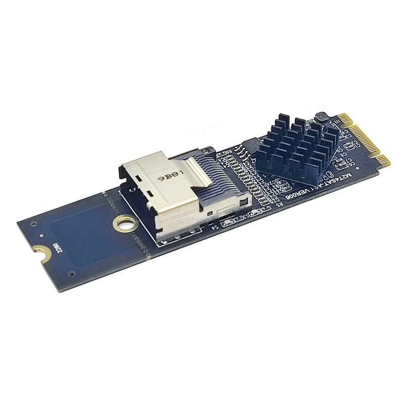 M.2 NVME to SFF-8087 SATA3.0 expansion card Mini-SAS/SATA Hard Disk Adapter card, 36 pins details Picture