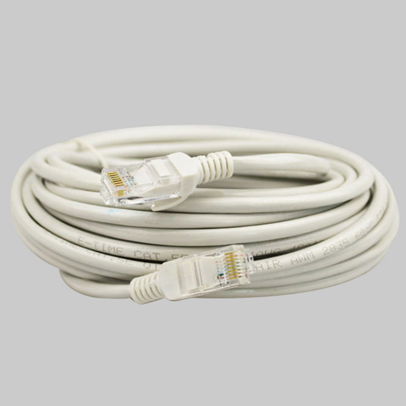 Computer patch cords, super Category 5 finished network cables, unshielded network cables, CAT5E network broadband cables, router cables Specification drawing