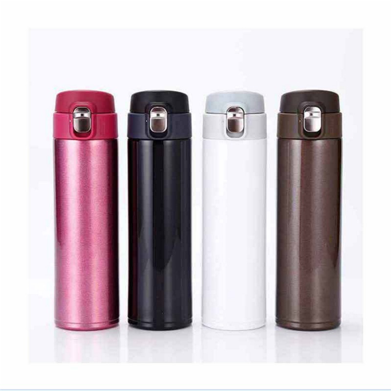 Bouncing lid stainless steel insulated cup, one-touch opening outdoor portable car water cup, gift cup, printed advertising LOGO Item Picture