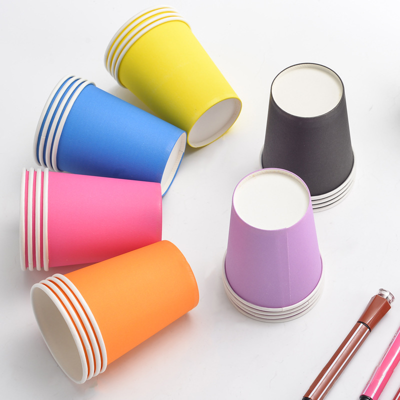 Colorful paper cups, early education paper cups for kindergartens, wholesale from manufacturers, children's DIY art production materials paper cups Application Scenario