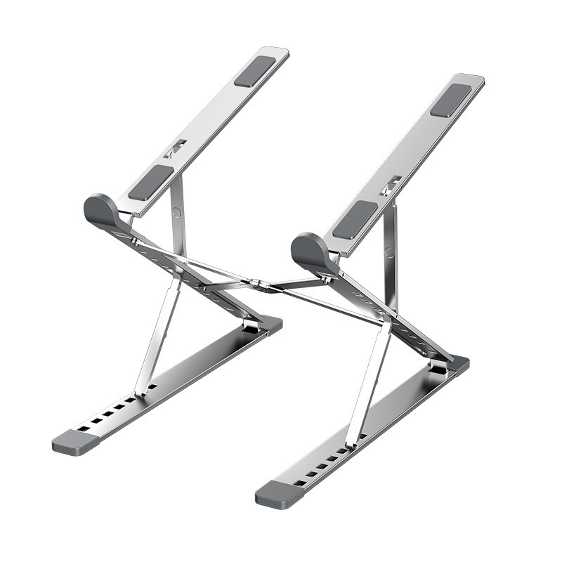 New N8 aluminum alloy notebook computer stand, heat dissipation stand, folding computer desktop, notebook double-layer stand Item Picture