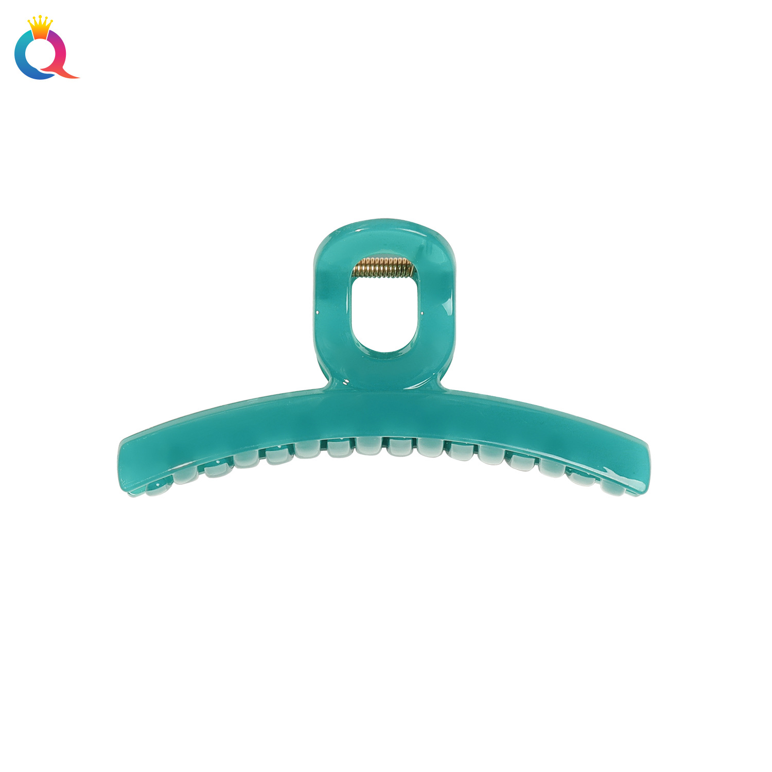 Qiyue high-end large-sized grappling clips, feminine back head hair clips, shark clips, high-end hair clips and hair accessories wholesale Item Picture