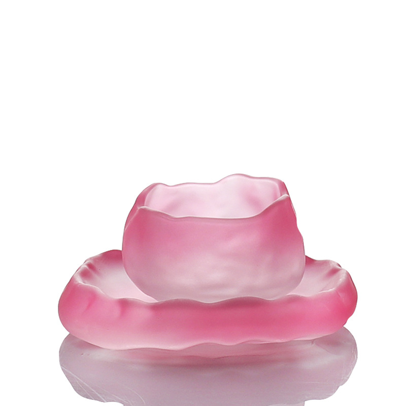 Wholesale of Japanese-style glass cups, household crystal glass master cups, single cups for tea tasting, commercial Gongfu tea cups and tea sets Item Picture