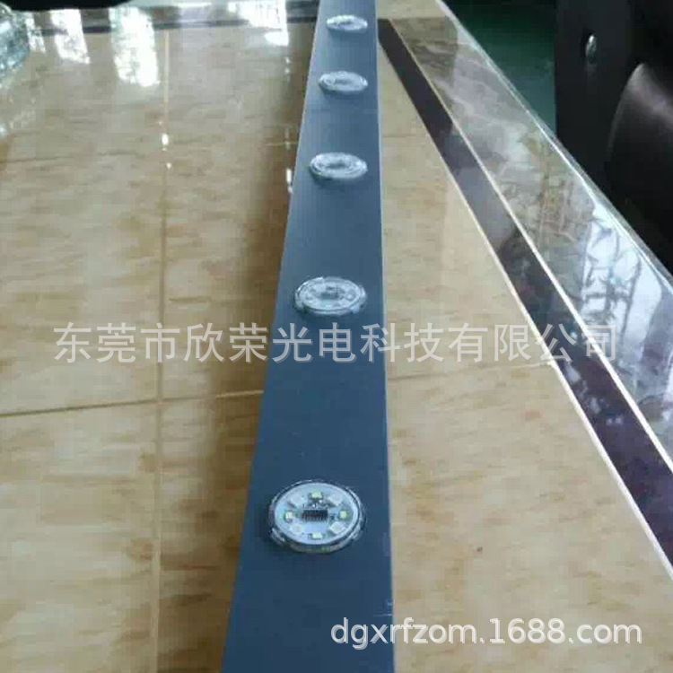 Colored linear light tube LED12v guardrail light, warm white light 512, exterior wall running horse running horse light tube, outdoor waterproof Item Picture