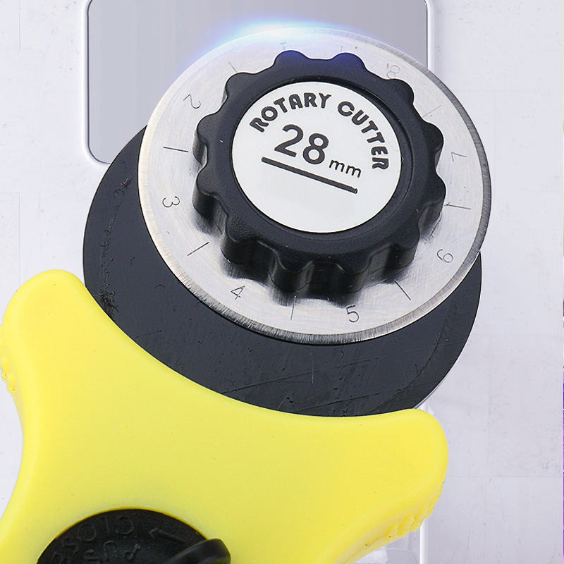 Sidelong 28mm circular blade rotary cutting knife SK5 fabric cutting knife, fabric cutting circular roller knife, fabric fragment machine blade Specification drawing
