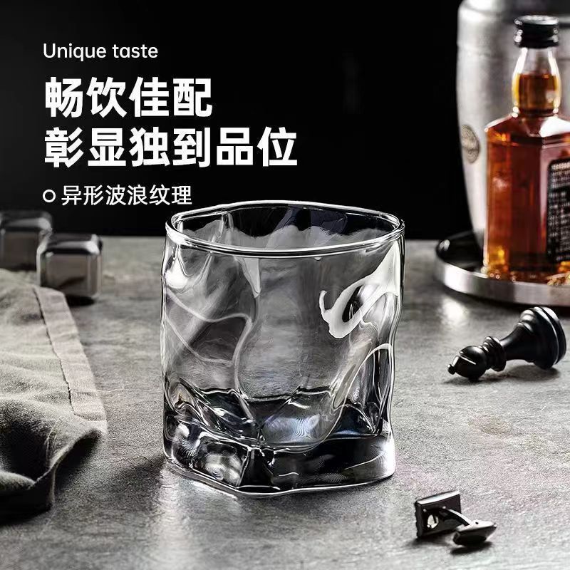 Glass cups, household high-appearance-level water cups, creative Ins-style twisty cups, glass cups as souvenirs wholesale Application Scenario