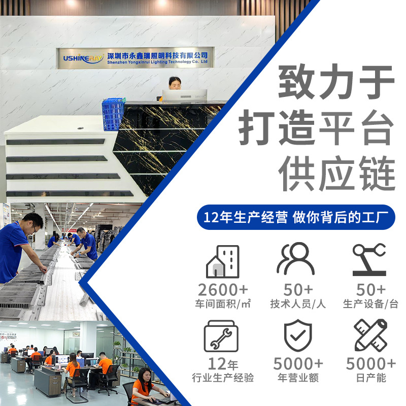 The manufacturer's new ultra-thin led floodlight, energy-saving, high-brightness, waterproof outdoor projection light, advertising sign lighting light details Picture