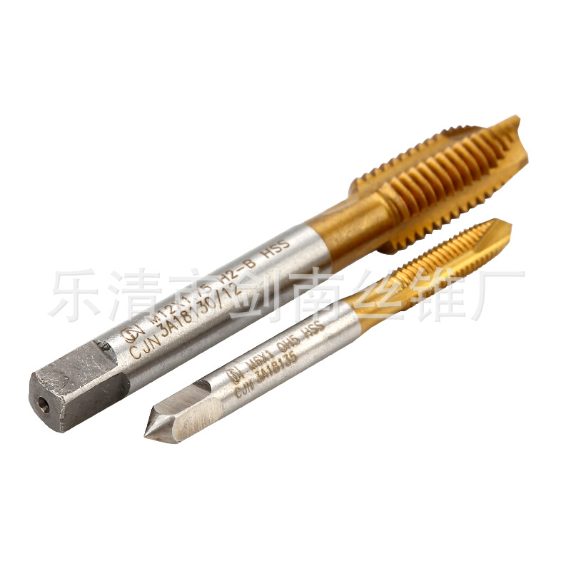 Wholesale and retail of taps, high-speed steel tips with titanium plating, machine taps and taps, CJN Jiannan taps Item Picture