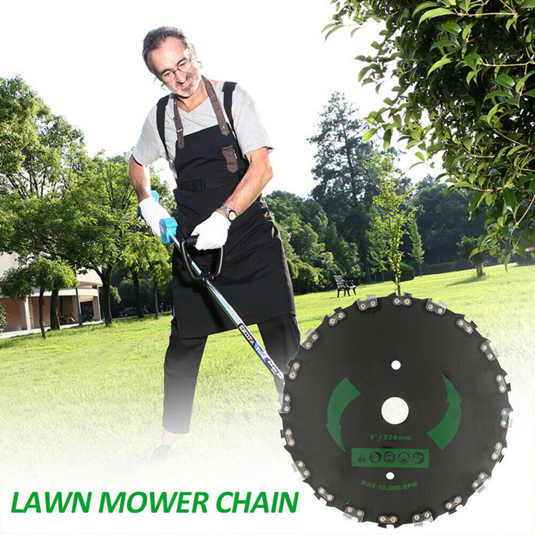 Lawn mower parts, lawn mower blades, universal tree saw blades, small tree cutting machines, right-angle chain saw blades for household use Item Picture