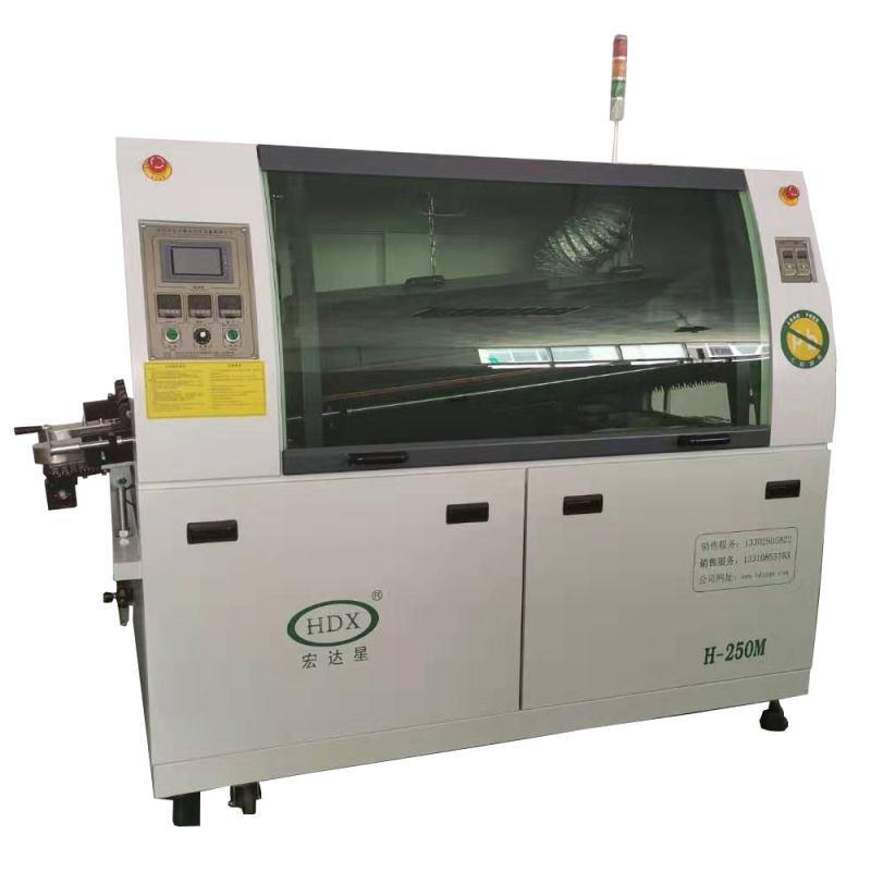 Hongdaxing's small lead-free wave soldering machine offers high cost performance and quality guarantee. It can be used for automatic wave soldering Item Picture