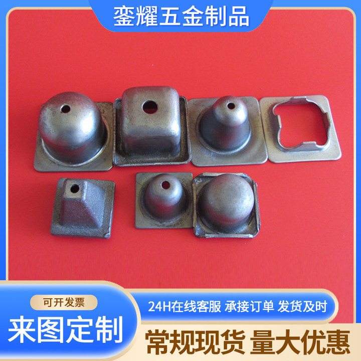 Stacking feet, square tube seal, top cover, base, cast iron bottom feet, stacking feet, turnover box feet, frame, material box feet Application Scenario