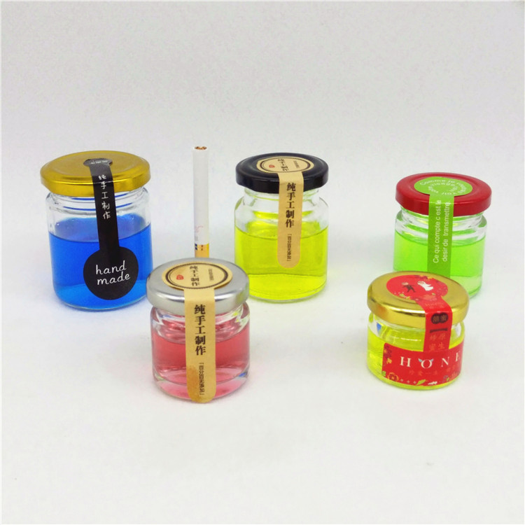 Small sealed jar with lid, high white material transparent bird's nest bottle, honey bottle, honey bottle, sealed jar, storage jar Application Scenario