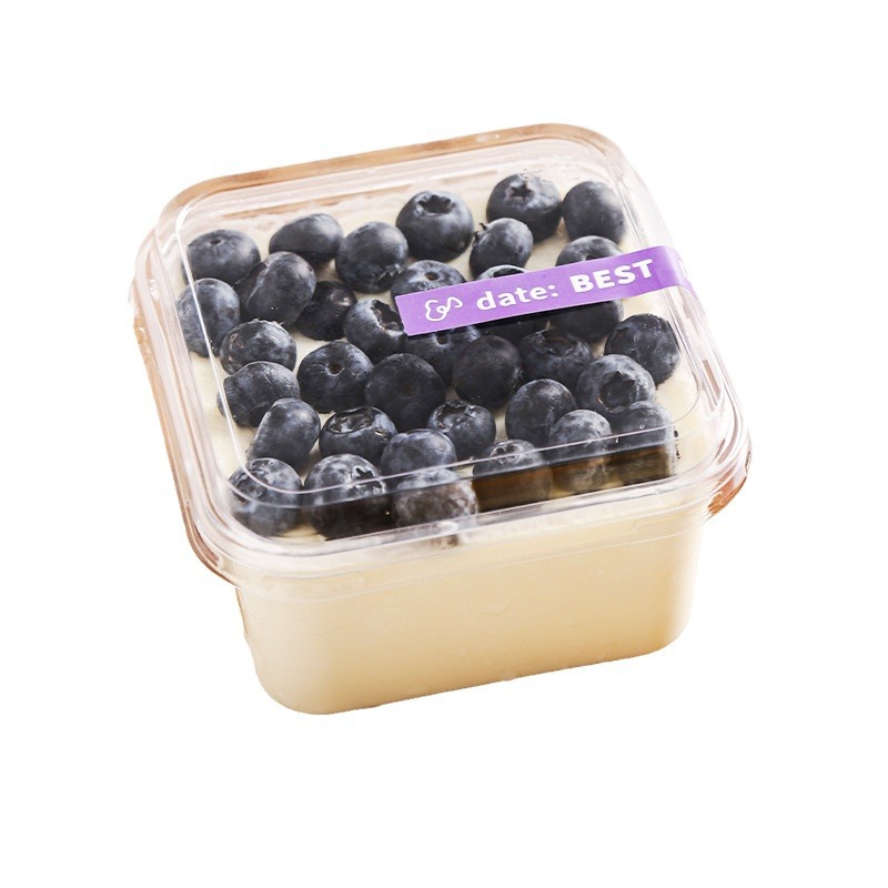 Mousse cake packaging box, tiramisu box, disposable transparent red velvet soy milk dessert baking packaging box Item Picture