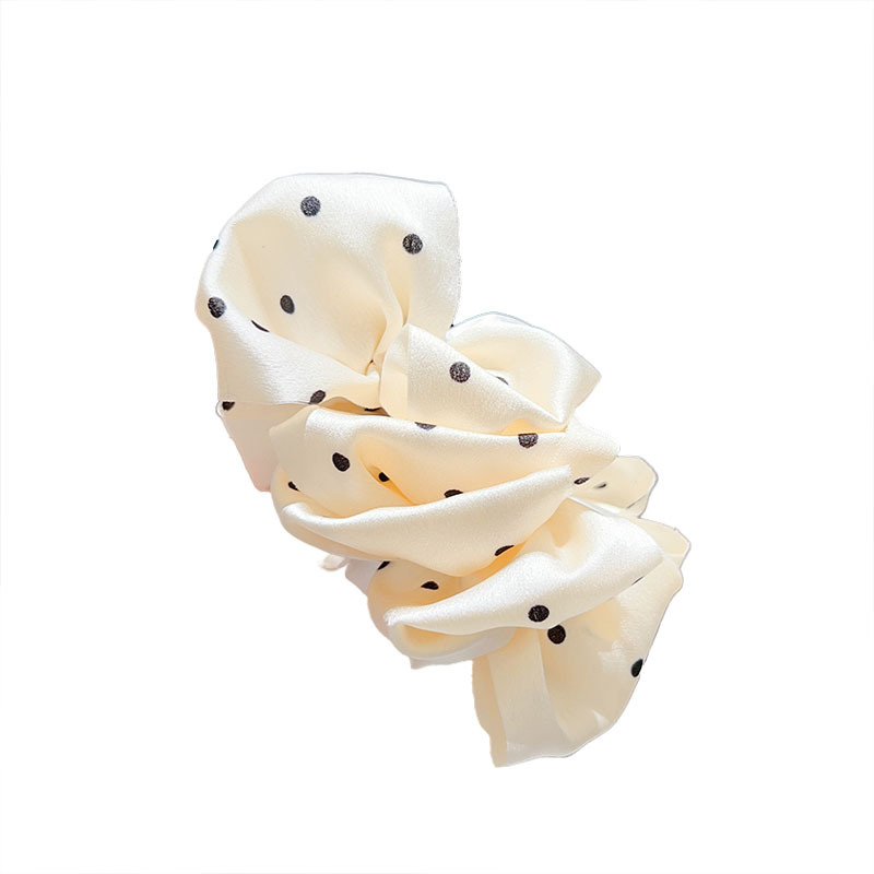 Cloud Bubble Polka dot Floral Banana Hairpin for increasing hair volume, 2025 new style for women, high ponytail pinch at the back of the head Item Picture