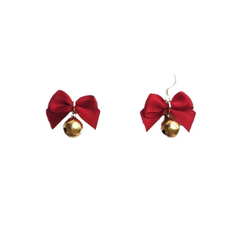 The Ankola red festive stud earrings for women in 2025 are a trendy, niche, retro and versatile pair, perfect for the Spring Festival Item Picture