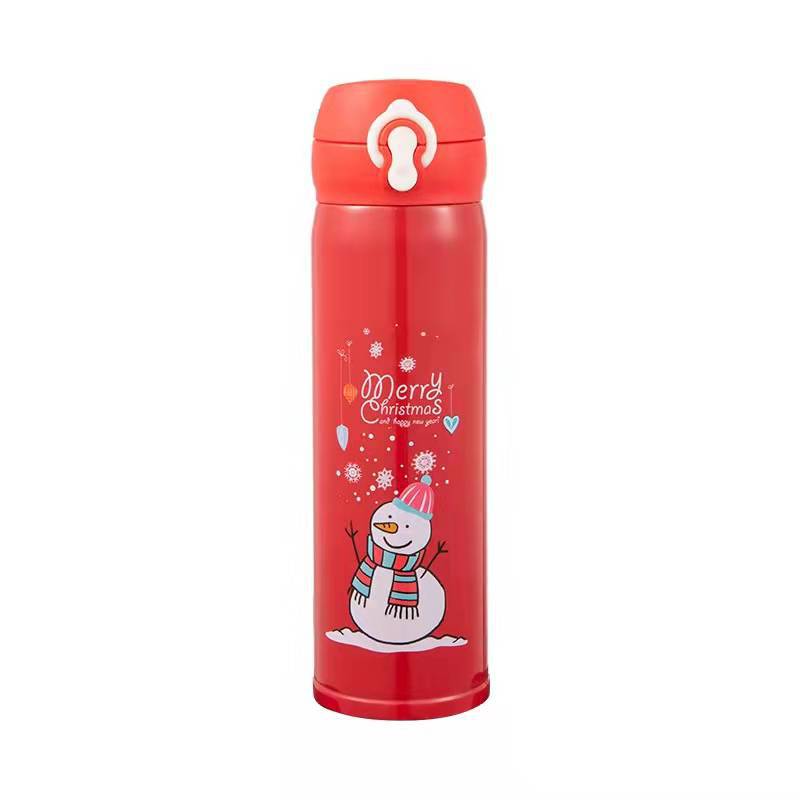 New 304 stainless steel bouncy insulated cups, creative portable water cups, children's cups, group purchase and printing for Christmas gifts Item Picture