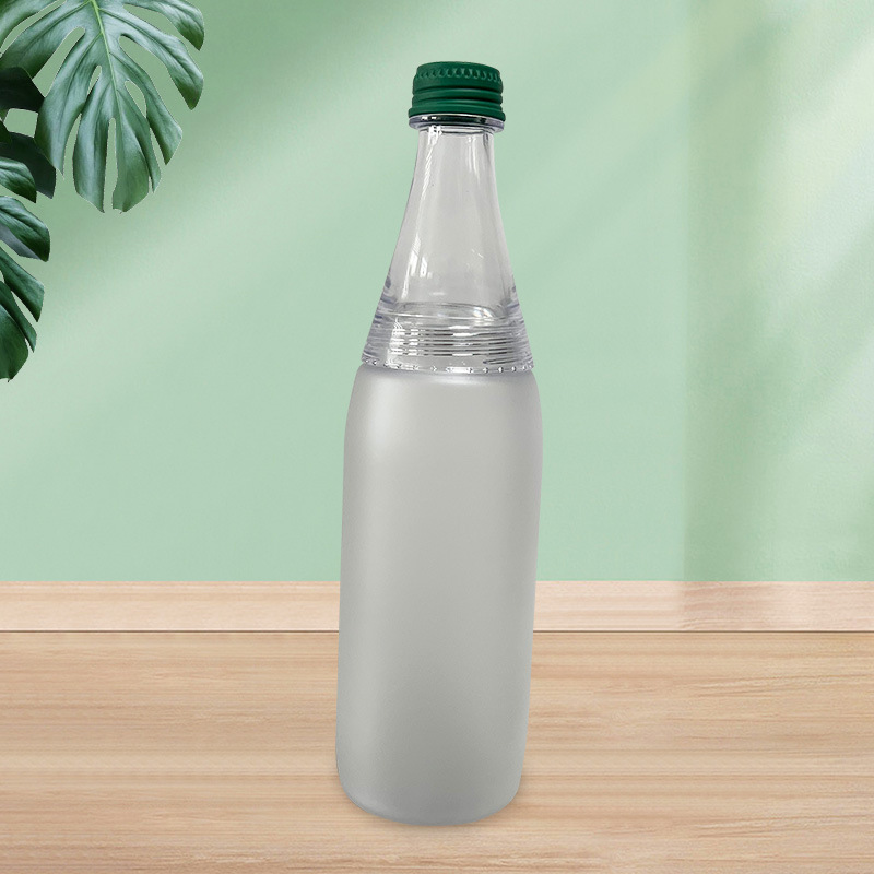 Cross-border exclusive fashion water bottles, Amazon's new plastic water bottles with gradient colors, outdoor water bottles, high-temperature resistant wholesale Specification drawing