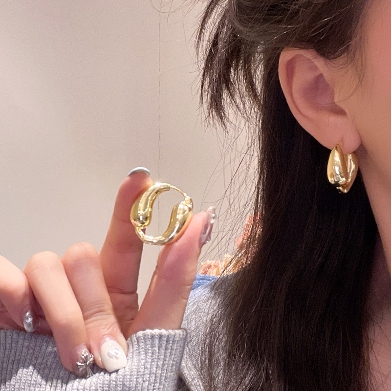 Best-selling European and American Tai Chi teardrop ear loops, women's personalized and high-end ear rings, niche geometric earrings, light luxury and elegant earrings Application Scenario